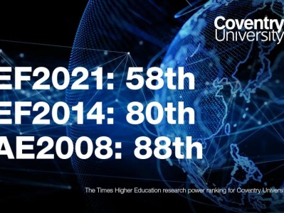 考文垂大学凭什么成为科研能力上升速度最快的大学之一