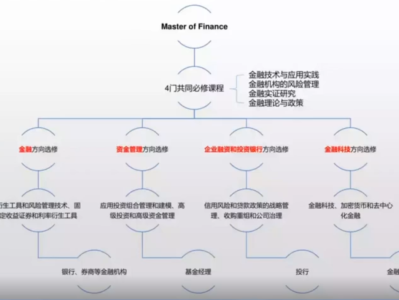 新南威尔士大学的金融硕士下设的4个细分专业的区别